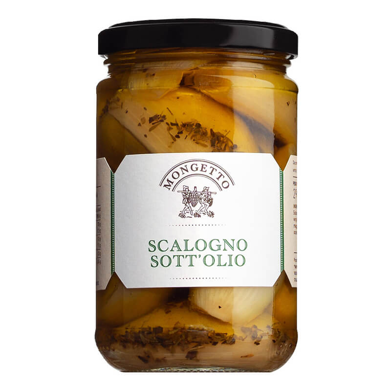 Scalogno Sott'olio - Schalotten in nativem Olivenöl extra, 290 g weitere Ansicht Scalogno Sott'olio - Schalotten in nativem Olivenöl extra, 290 g
