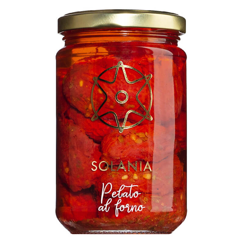 Pomodoro Pelato al forno - Halbgetrocknete Tomaten in Öl von Solania, 285 g weitere Ansicht Pomodoro Pelato al forno - Halbgetrocknete Tomaten in Öl von Solania, 285 g