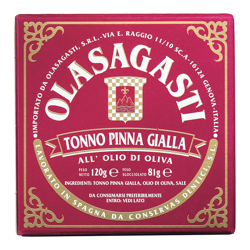 Tonno Pinna Gialla - feiner Gelbflossen Thunfisch von Olasagasti, 120 g