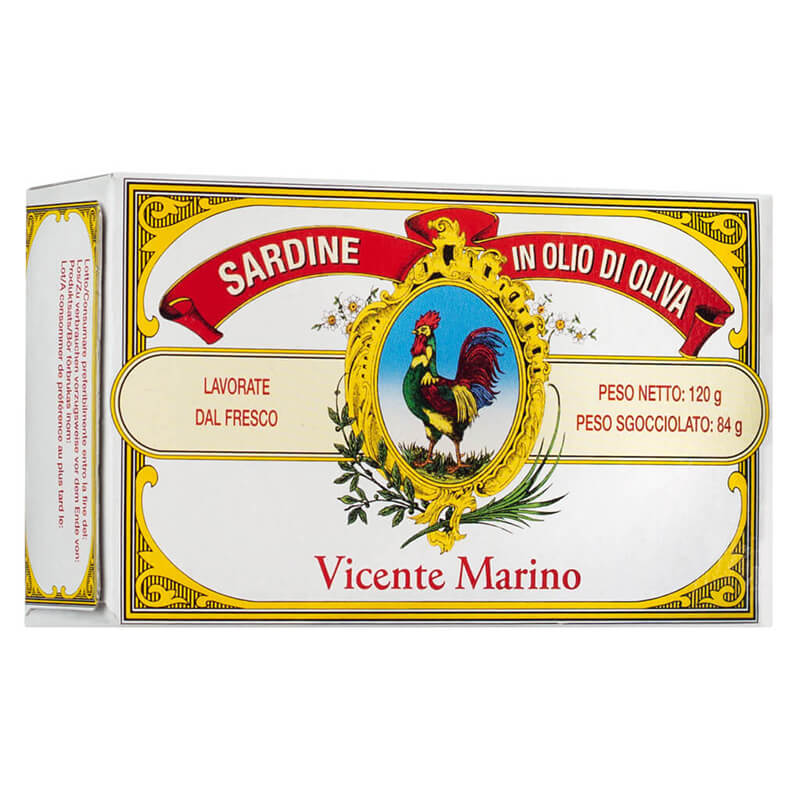 Sardinen in Olivenöl aus dem Atlantik, 120 g weitere Ansicht Sardinen in Olivenöl aus dem Atlantik, 120 g