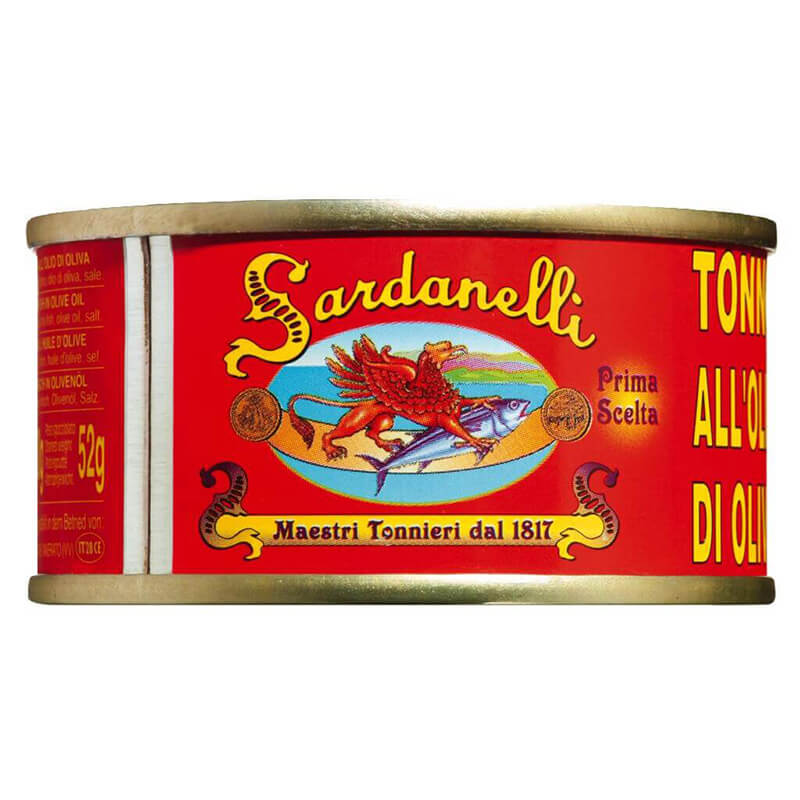 Gelbflossen-Thunfisch in Olivenöl son Sardanelli, 80 g weitere Ansicht Gelbflossen-Thunfisch in Olivenöl son Sardanelli, 80 g