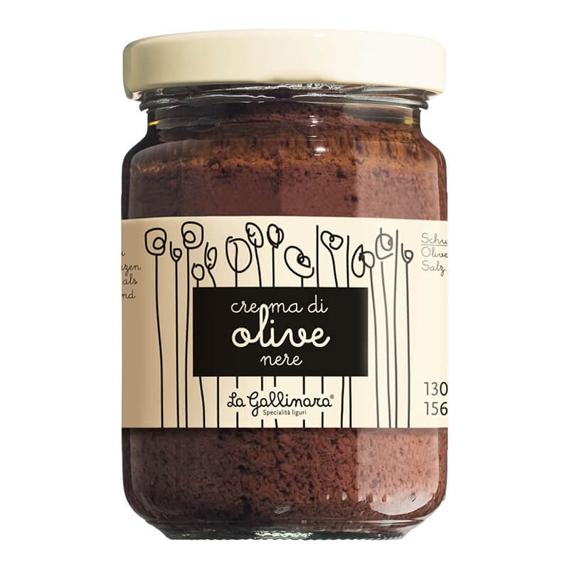 Schwarze Oliven-Creme von La Gallinara, 130 g