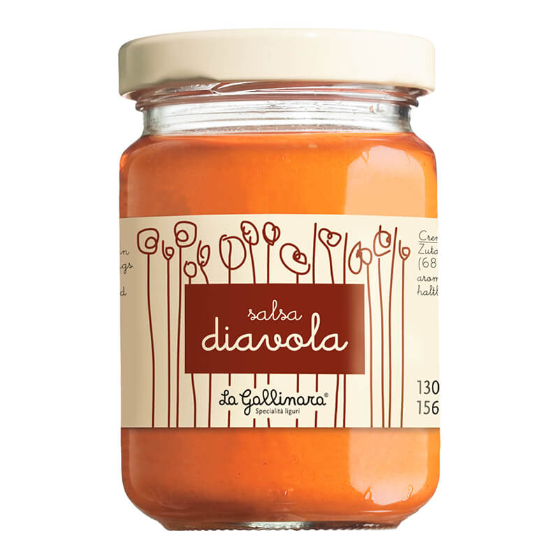 Salsa del diavolo - Teufelssauce von La Gallinara, 130 g