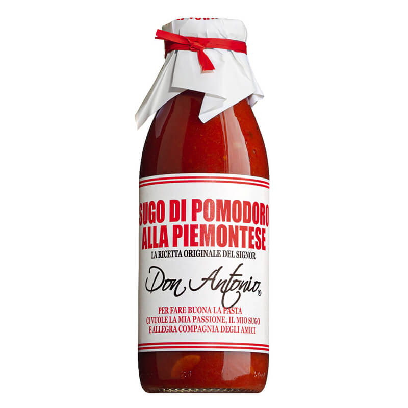 Sugo alla Piemontese - Tomatensauce mit Barolo Rotwein von Don Antonio, 480 ml weitere Ansicht Sugo alla Piemontese - Tomatensauce mit Barolo Rotwein von Don Antonio, 480 ml