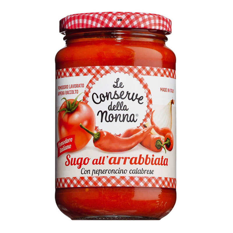 Sugo all'arrabbiata - pikante Tomatensauce, 350 g