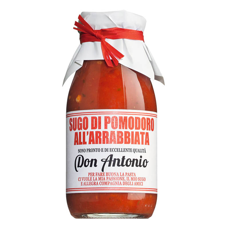 Sugo all'arrabbiata - Kirschtomatensauce mit Peperoncino von Don Antonio, 240 ml weitere Ansicht Sugo all'arrabbiata - Kirschtomatensauce mit Peperoncino von Don Antonio, 240 ml
