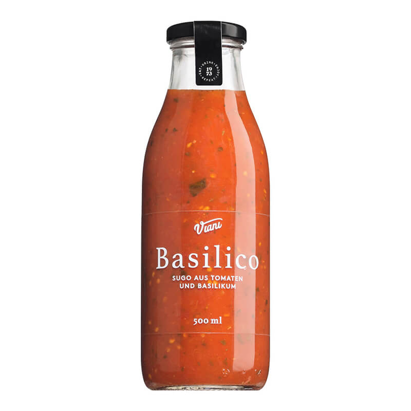 Basilico Sugo al basilico Tomatensauce mit Basilikum, 500 ml weitere Ansicht Basilico Sugo al basilico Tomatensauce mit Basilikum, 500 ml