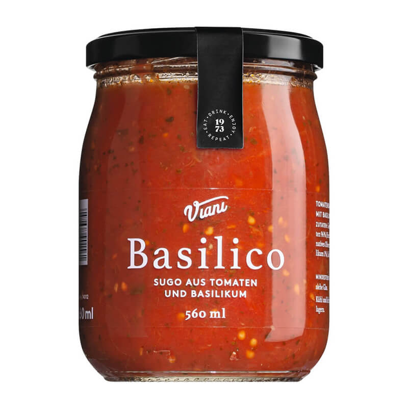 Basilico Sugo aus Tomaten & Basilikum, 560 ml weitere Ansicht Basilico Sugo aus Tomaten & Basilikum, 560 ml