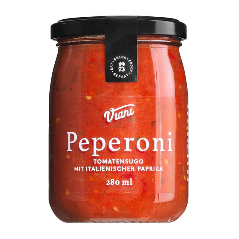 Peperoni - Sugo aus Tomaten mit Peperonis, 280 ml weitere Ansicht Peperoni - Sugo aus Tomaten mit Peperonis, 280 ml
