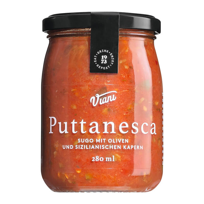 Puttanesca Sugo mit Oliven & Kapern, 280 ml