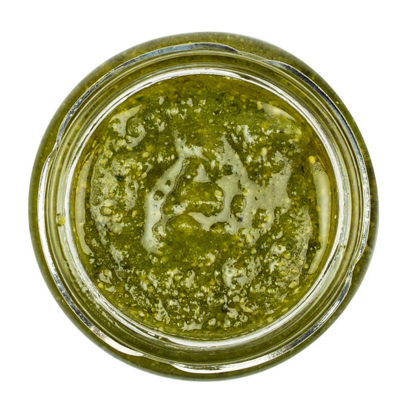 Pesto genovese vegan - klassisches Basilikumpesto von La Gallinara, 130 g weitere Ansicht Pesto genovese vegan - klassisches Basilikumpesto von La Gallinara, 130 g