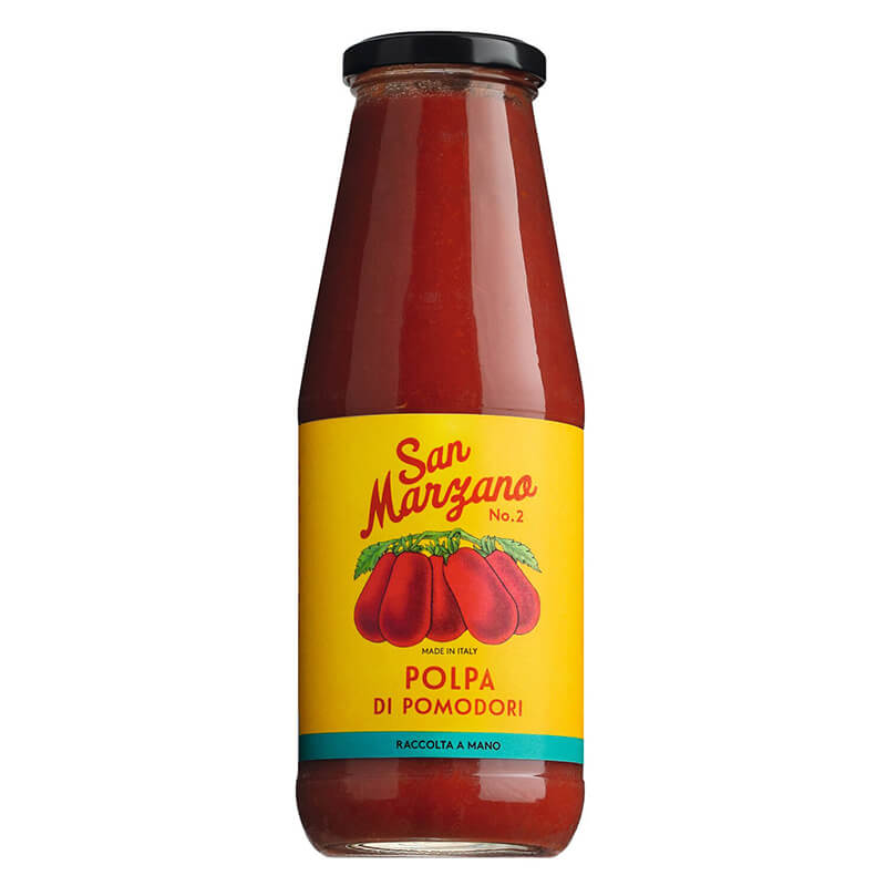 Polpa di Pomodoro aus San Marzano Tomaten, 720 ml weitere Ansicht Polpa di Pomodoro aus San Marzano Tomaten, 720 ml