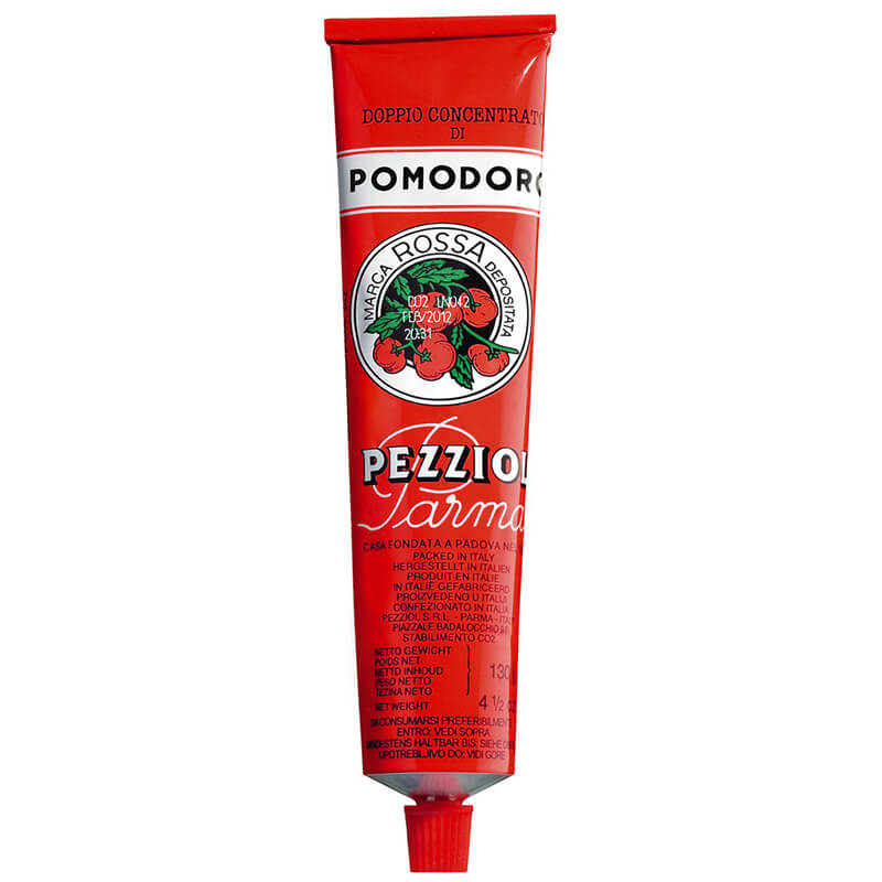 Marca Rossa - Tomatenmark doppelt konzentriert & herb-fruchtig von Pezziol, 130 g weitere Ansicht Marca Rossa - Tomatenmark doppelt konzentriert & herb-fruchtig von Pezziol, 130 g