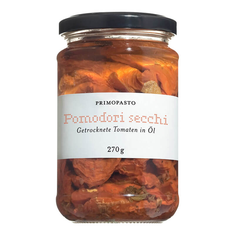 Sonnengetrocknete Tomaten in Sonnenblumenöl von Primopasto, 270 g
