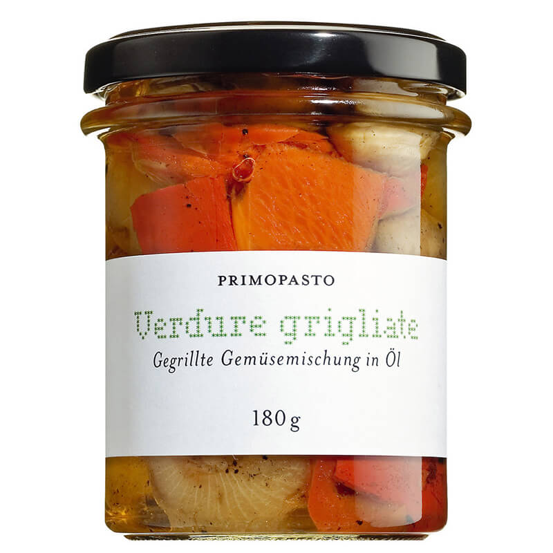Verdure Grigliate - gegrillte Gemüsemischung in Öl, 180 g