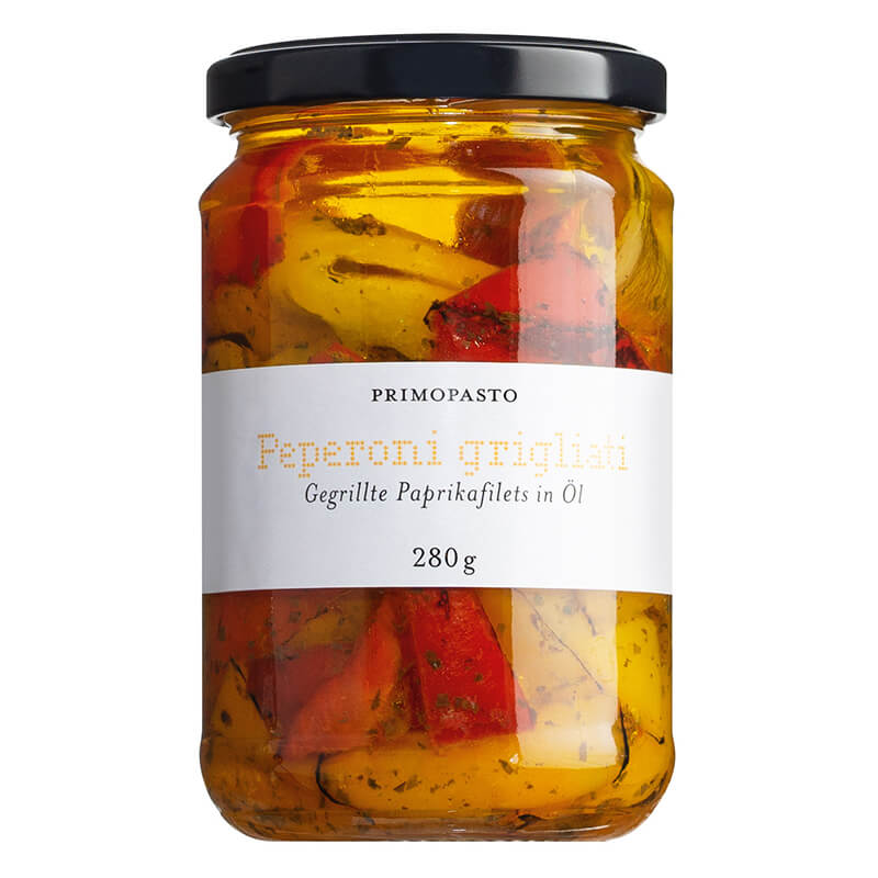 Peperoni Grigliati - gegrillte Paprikafilets in Öl, 280 g