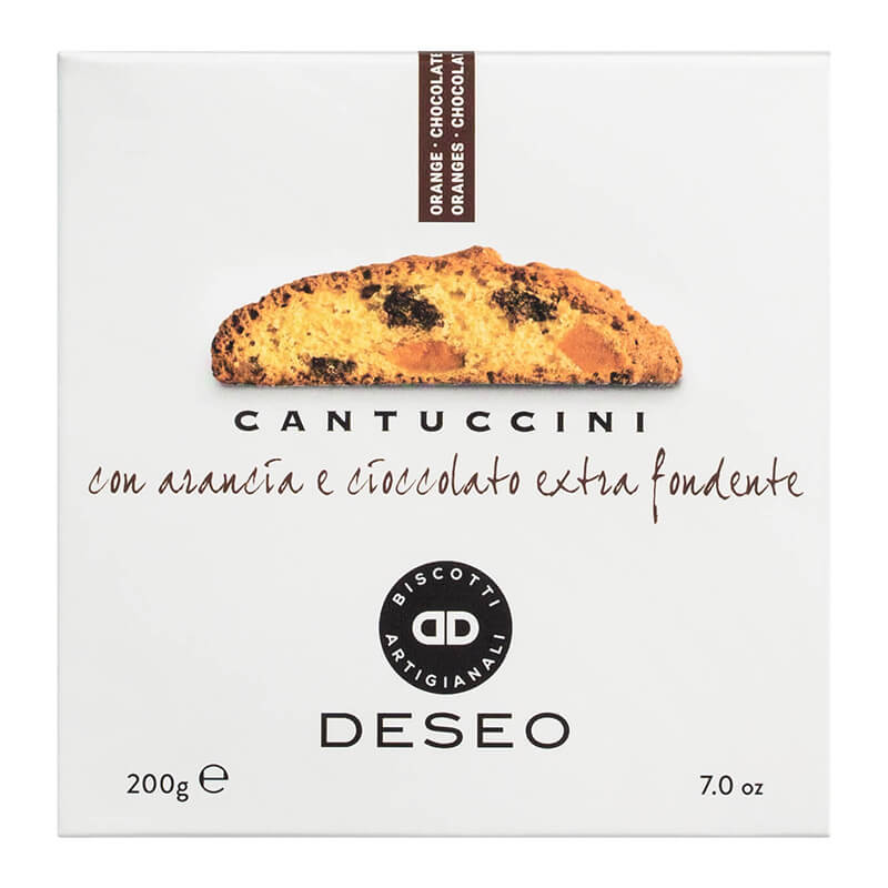 Cantuccini - Mandelgebäck mit kandierten Orangen & Schokolade von Deseo, 200 g