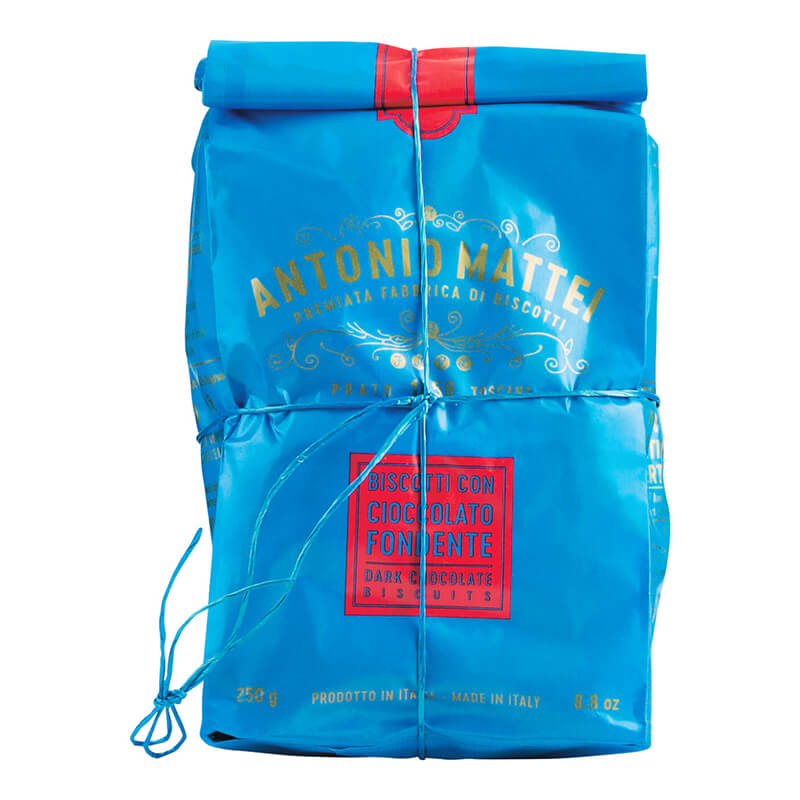 Toskanisches Gebäck Cantuccini mit Zartbitterschokolade von Antonio Mattei, 250 g