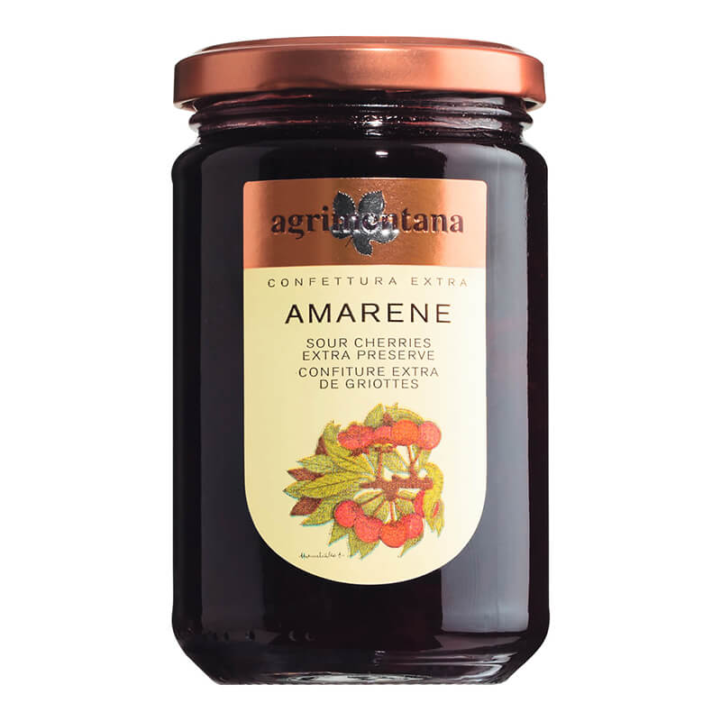 Amarenakirschkonfitüre von Agrimontana, 350 g weitere Ansicht Amarenakirschkonfitüre von Agrimontana, 350 g