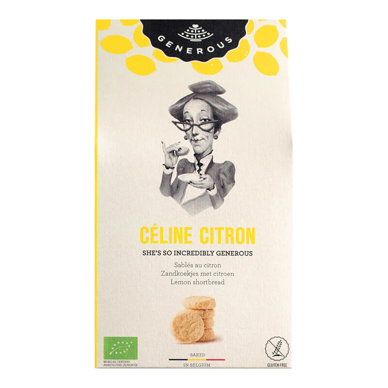 Generous Céline Citron Zitronengebäck, glutenfrei Bio, 120 g weitere Ansicht Generous Céline Citron Zitronengebäck, glutenfrei Bio, 120 g
