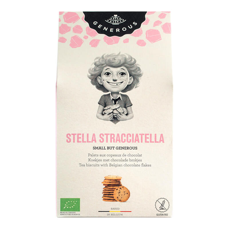 Generous Stella Stracciatella Schokoladenbuttergebäck, glutenfrei Bio, 100 g