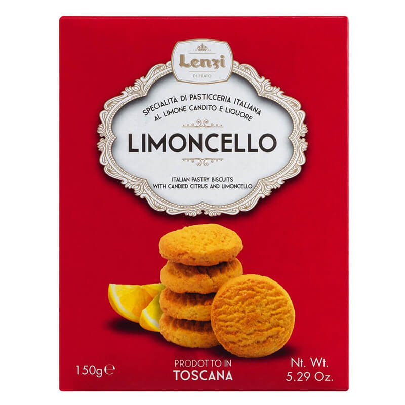 Limoncello - Pasticcini al Limoncello Keks-Gebäck mit Limoncello von Lenzi, 150 g