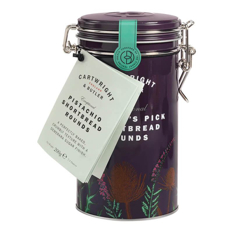 Buttergebäck mit Pistazien von Cartwright & Butler, Dose, 200 g weitere Ansicht Buttergebäck mit Pistazien von Cartwright & Butler, Dose, 200 g