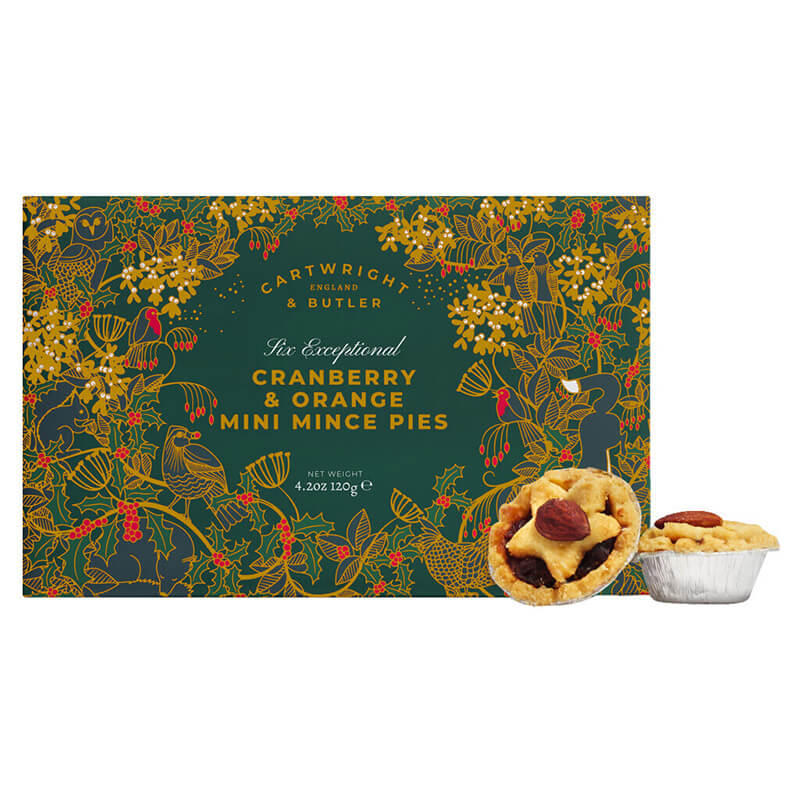 Törtchen mit Cranberries und Orange von Cartwright & Butler, 120 g weitere Ansicht Törtchen mit Cranberries und Orange von Cartwright & Butler, 120 g