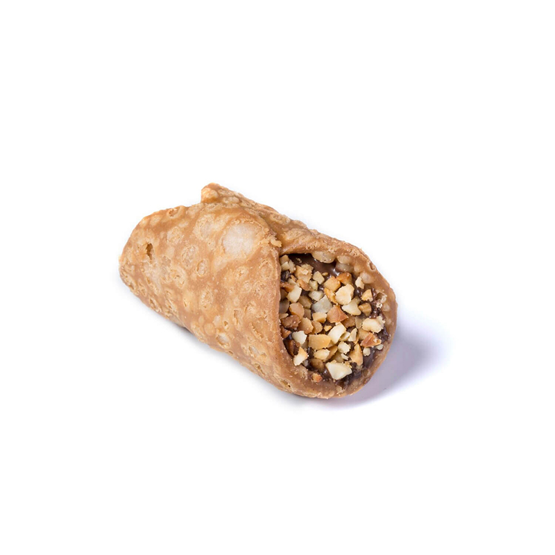 Cannoli di Sicilia mit Gianduiacreme gefülltes Gebäck aus Sizilien von Corallo, 26 g weitere Ansicht Cannoli di Sicilia mit Gianduiacreme gefülltes Gebäck aus Sizilien von Corallo, 26 g