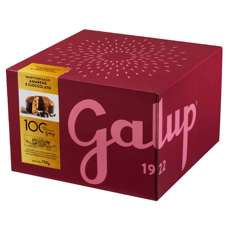 Panettone Amarene e Cioccolato - Hefekuchen mit Amarenakirschen und Schokolade von Galup, 750 g weitere Ansicht Panettone Amarene e Cioccolato - Hefekuchen mit Amarenakirschen und Schokolade von Galup, 750 g