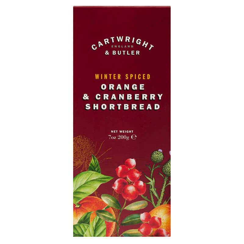 Buttergebäck Winter Spiced mit Orange, Cranberries & Zimt von Cartwright & Butler, 200 g weitere Ansicht Buttergebäck Winter Spiced mit Orange, Cranberries & Zimt von Cartwright & Butler, 200 g