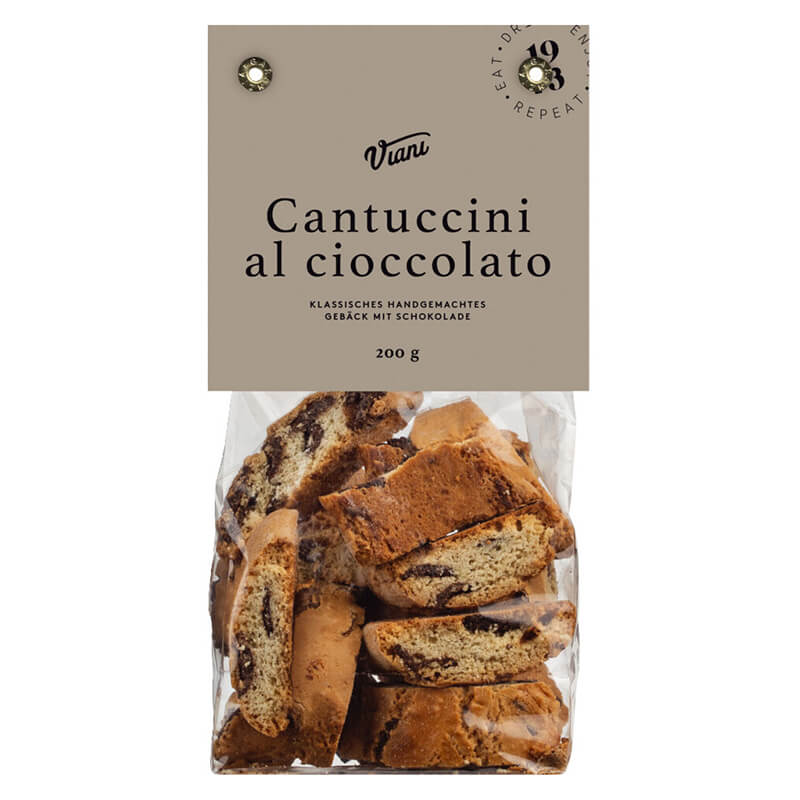 Cantuccini al cioccolato - Toskanische Cantuccini mit Schokolade, 200 g