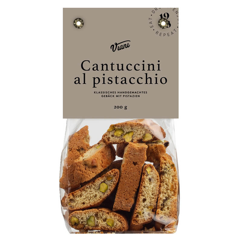 Cantuccini al pistacchio - Toskanische Cantuccini mit Pistazien, 200 g