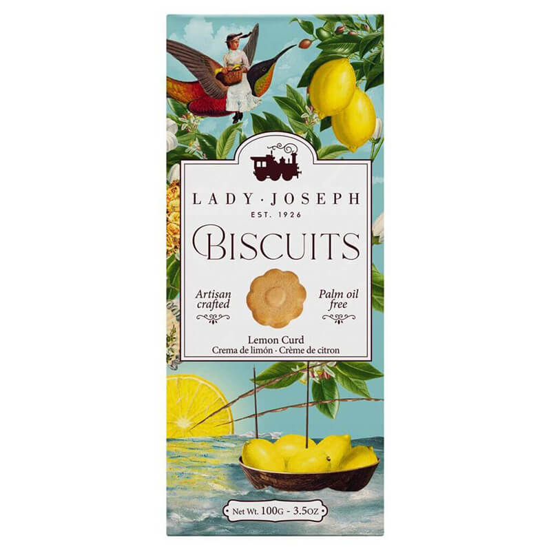 Lemon Curd Biscuits - Kekse mit Lemon Curd von Lady Joseph, 100 g weitere Ansicht Lemon Curd Biscuits - Kekse mit Lemon Curd von Lady Joseph, 100 g