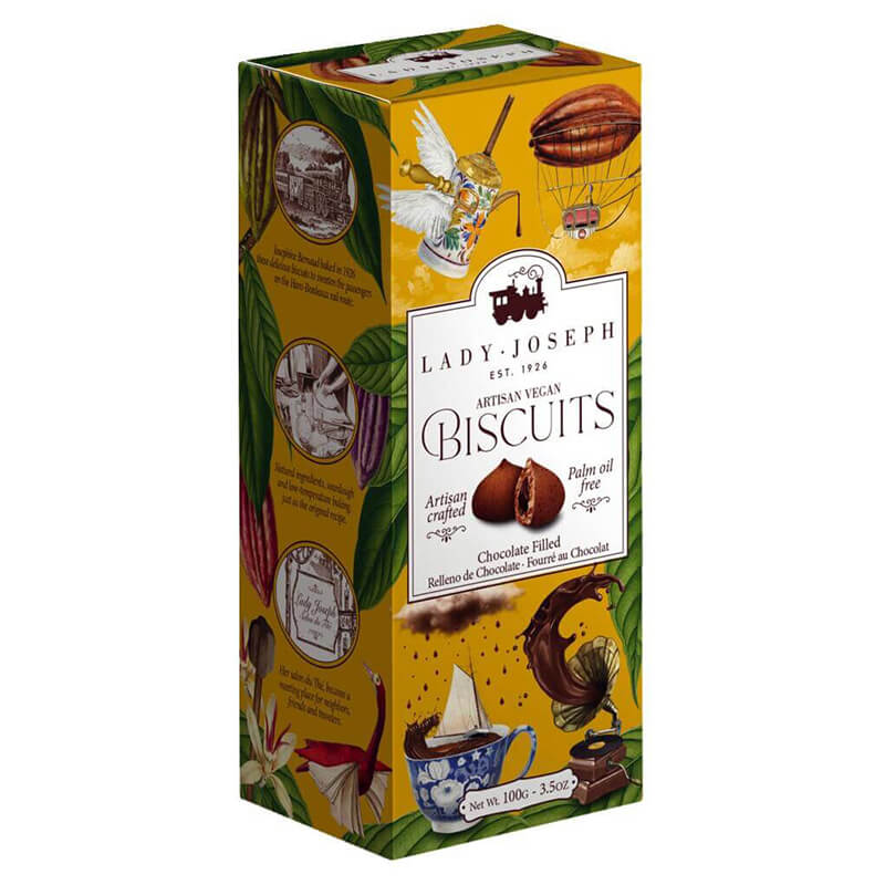 Chocolate filled Cookies - Keks mit Schokoladenfüllung von Lady Joseph, 100 g