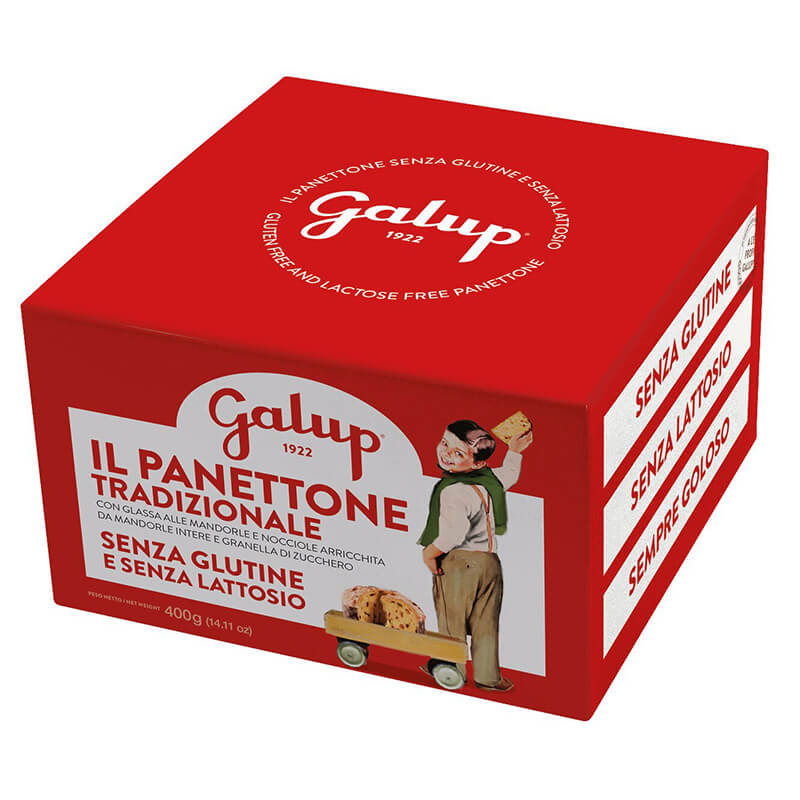 Glutenfreier Panettone Tradizionale mit kandierten Früchten & Rosinen von Galup, 400 g weitere Ansicht Glutenfreier Panettone Tradizionale mit kandierten Früchten & Rosinen von Galup, 400 g