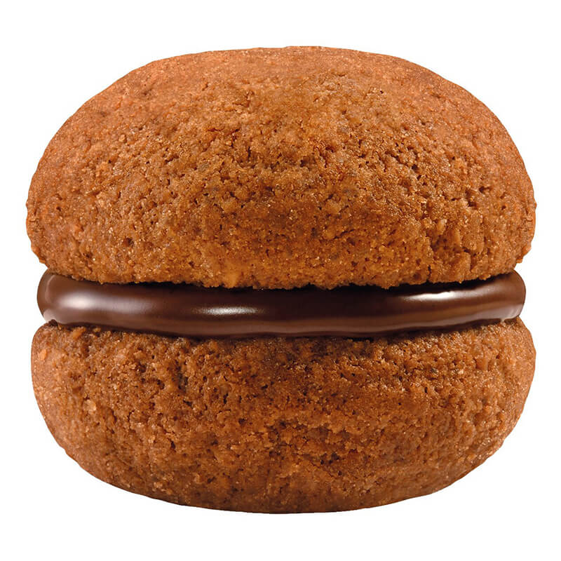 Baci di Dama nocciola e cacao Haselnussgebäck mit Kakao & Schokoladenfüllung Bio von Officina Nobili Bontà, 180 g weitere Ansicht Baci di Dama nocciola e cacao Haselnussgebäck mit Kakao & Schokoladenfüllung Bio von Officina Nobili Bontà, 180 g