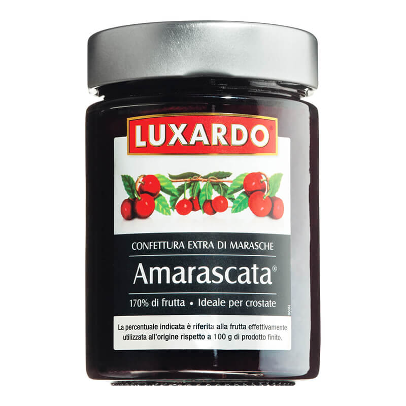 Luxardo Amarascata Konfitüre von Marascakirschen, 400 g weitere Ansicht Luxardo Amarascata Konfitüre von Marascakirschen, 400 g