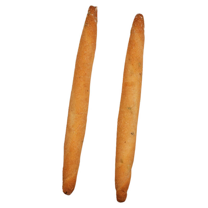 Grissini mini al sesamo - handgerollte mini Grissini mit Sesam, 100 g weitere Ansicht Grissini mini al sesamo - handgerollte mini Grissini mit Sesam, 100 g