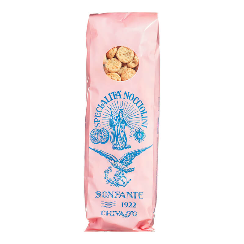 Noccioloni di Chivasso Haselnußkekse von Bonfante, 100 g weitere Ansicht Noccioloni di Chivasso Haselnußkekse von Bonfante, 100 g