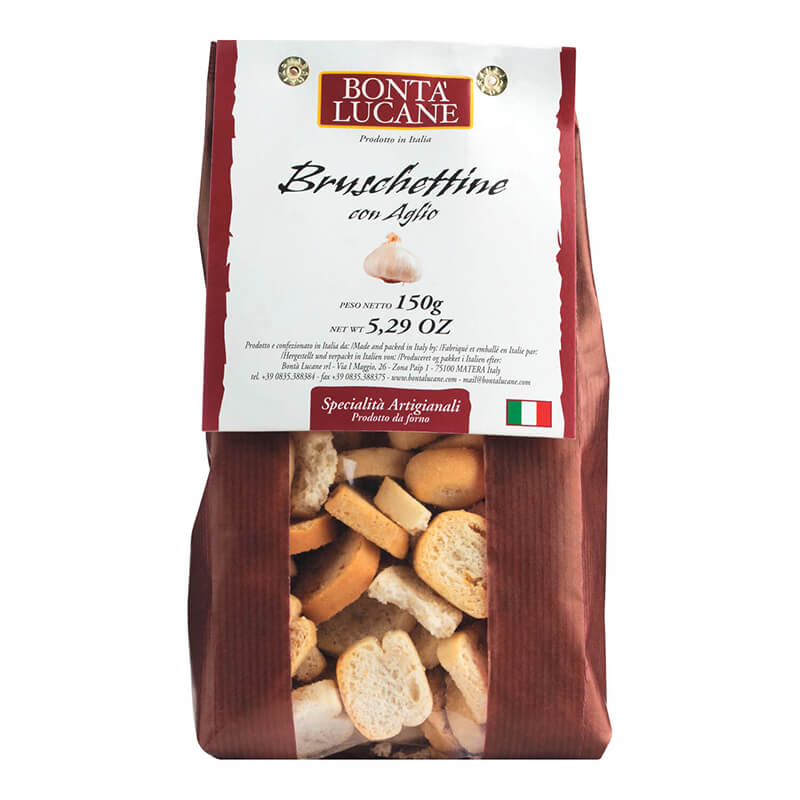 Crostini mit Knoblauch von Lucane, 150 g weitere Ansicht Crostini mit Knoblauch von Lucane, 150 g