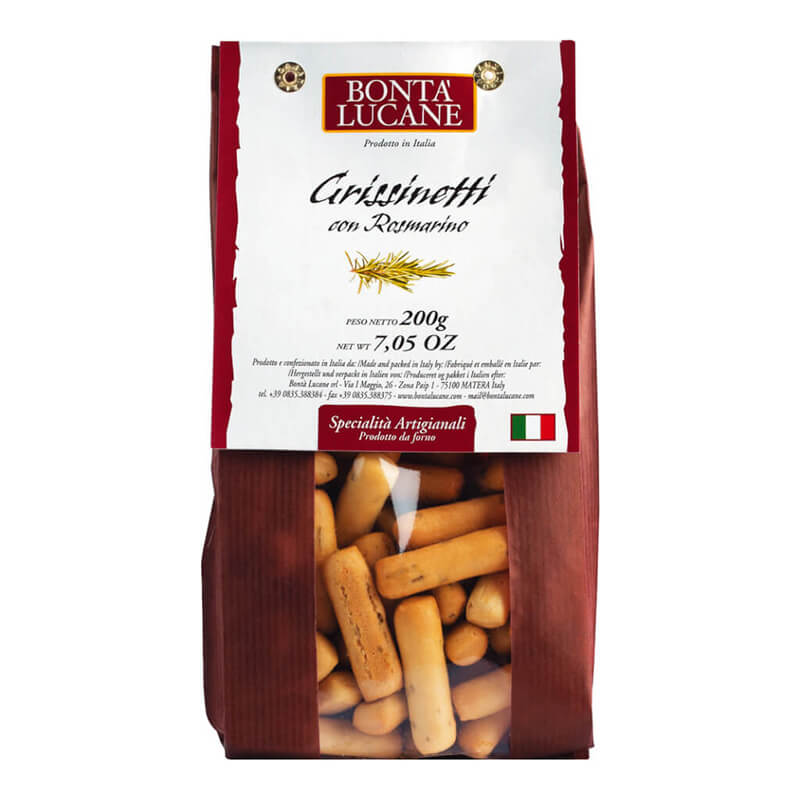 Grissinetti mit Rosmarin von Lucane, 250 g weitere Ansicht Grissinetti mit Rosmarin von Lucane, 250 g