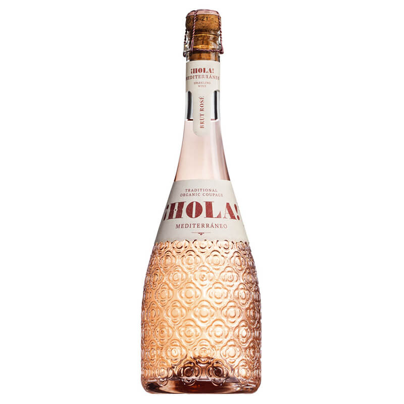 Cava iHola! Mediterráneo rosé, Brut Schaumwein Rosé