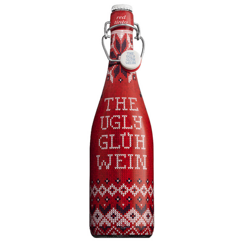 Geschenkbox The Ugly Glühwein - roter & weißer Glühwein mit Tassen weitere Ansicht Geschenkbox The Ugly Glühwein - roter & weißer Glühwein mit Tassen