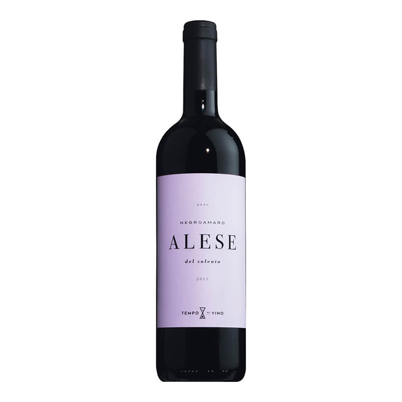Negroamaro Rosso Salento IGT Alese Rot von Tempo al Vino, 0,75 l