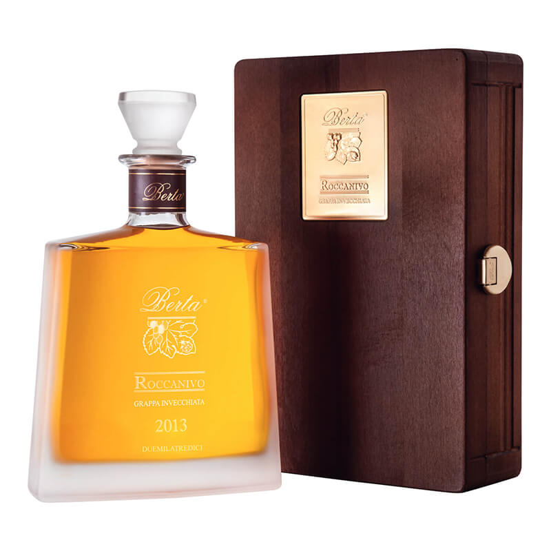 Grappa Berta Roccanivo, 0,7 l weitere Ansicht Grappa Berta Roccanivo, 0,7 l