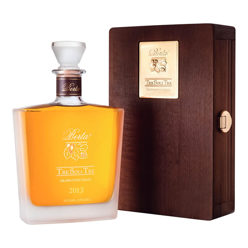 Grappa Berta Tre Soli Tre, 0,7 l weitere Ansicht Grappa Berta Tre Soli Tre, 0,7 l