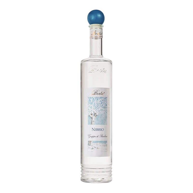 Grappa Berta Nibbio - Barbera, 0,7 l weitere Ansicht Grappa Berta Nibbio - Barbera, 0,7 l