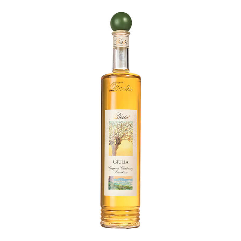 Grappa Berta Giulia - Chardonnay, 0,7 l weitere Ansicht Grappa Berta Giulia - Chardonnay, 0,7 l