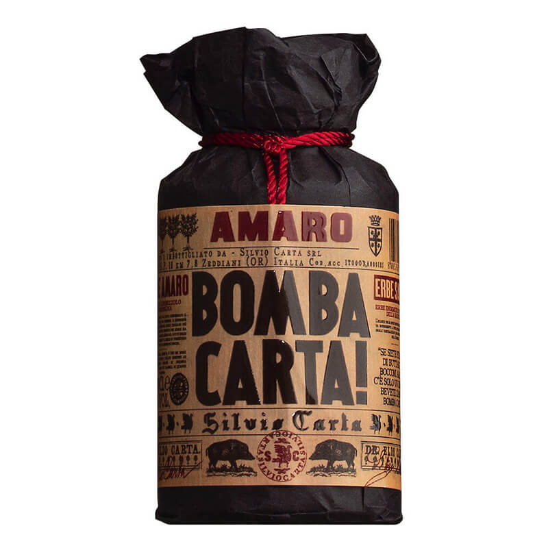 Silvio Carta Amaro Bomba Bitterlikör Mini, 0,1 l